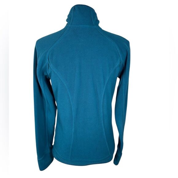 Nike Teal Blue Womens Therma Fleece Zip Up Jacket - Picture 3 of 7